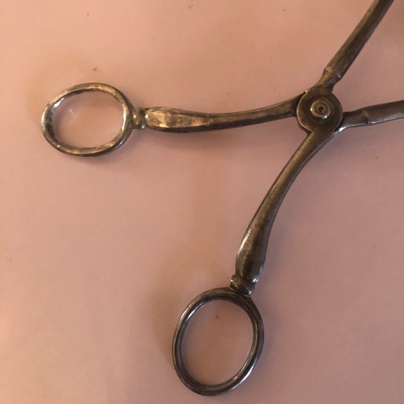 Vintage Serving Tongs - EPNS- perfect for your collection - tarnished . Used - Picture 2 of 8